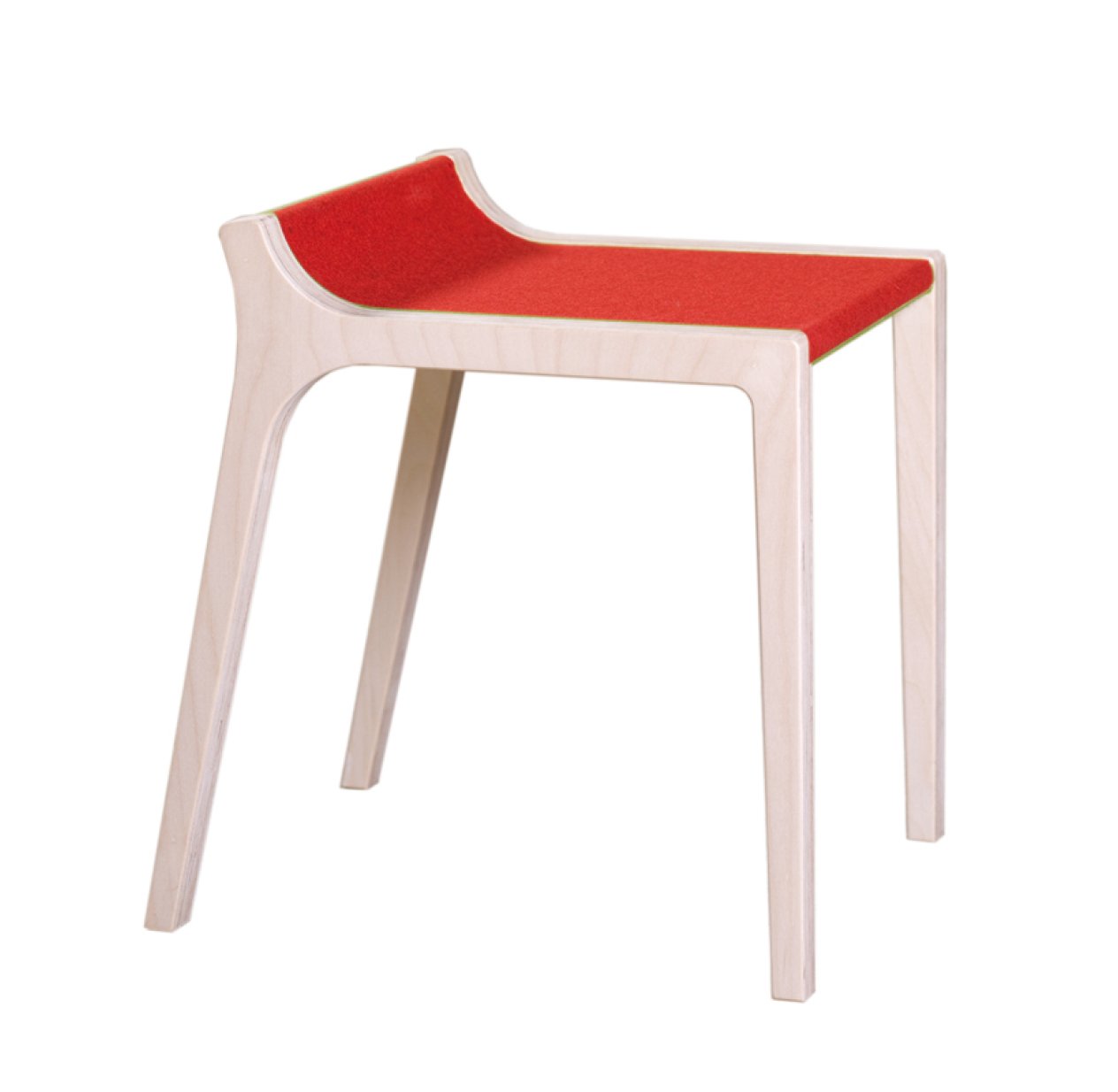 Tabouret enfant design Xarre - Rouge